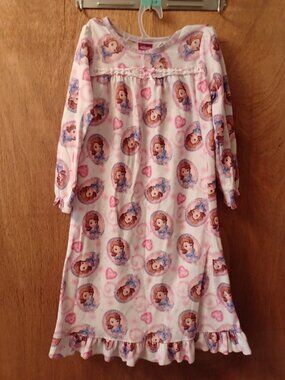 Disney Sofia Nightgown Pajamas Girls